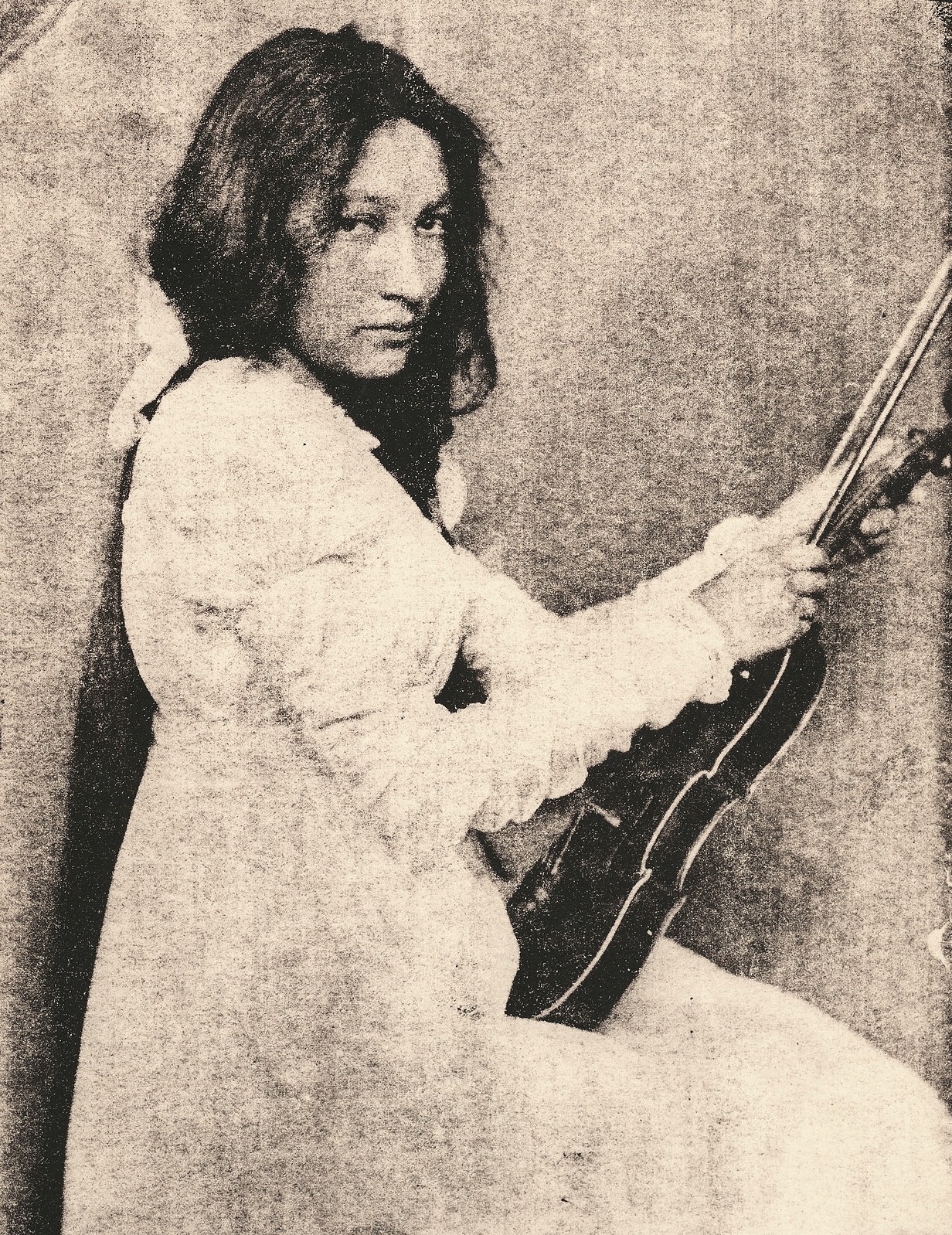 Zitakala-Sa et son violon vers 1890